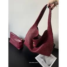 Bolsa de tecido bolsa de ombro axilas preto grande bolsa feminina sacola novo estilo grande capacidade bolsa feminina Co