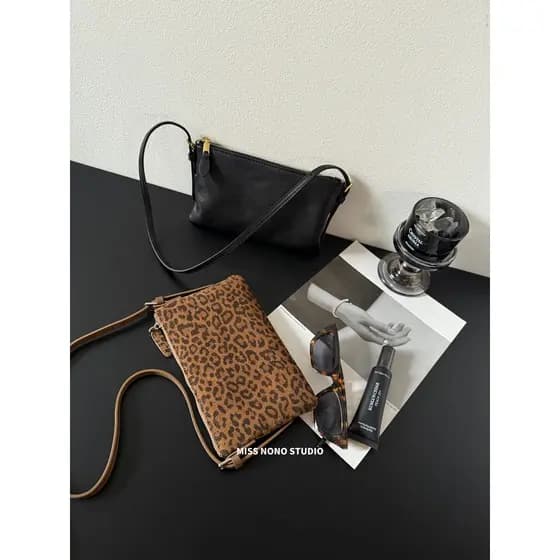 Bolsa de couro genuíno feminina novo estilo bolsa de ombro de pele de carneiro saco do telefone móvel axilas bolsa grand