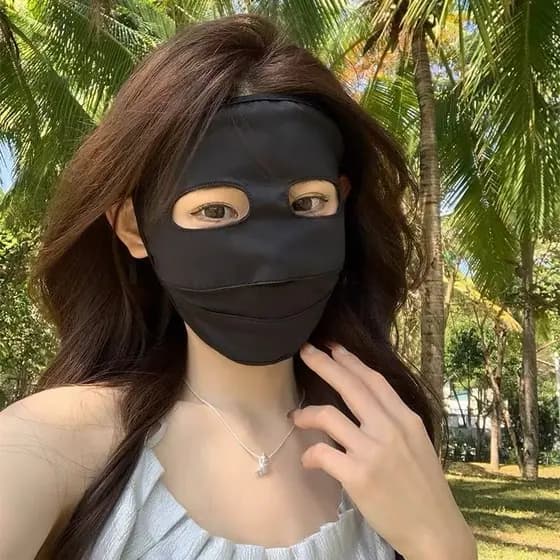 Máscara novo estilo BEIZHICOCO ácido hialurônico tridimensional beleza protetor solar máscara legal respirável Anti-poei