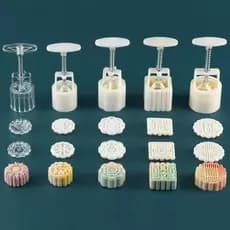 Mooncake molde novo estilo 2026 prensado à mão feijão Mung bolo moedor em forma de pastelaria estilo cantonês iglu uso e