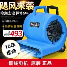 Jieba Poderoso secador de três velocidades BF534 Secador de cabelo moído Secador de cabelo de carpete Ventilador de 1.00