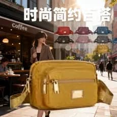 2026 novo estilo Oxford pano mãe bolsa de ombro de meia-idade sogra moda Multi-camada A