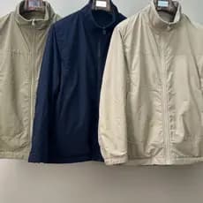 Homens outono inverno ao ar livre gola alta Polar velo dupla face jaqueta casaco Commuter Casual estilo dinheiro antigo
