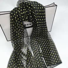 Versão coreana primavera outono verão lenço de seda moda bolinhas George fio temperamento impressão Cross-Border comérci