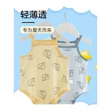 Bebê bebê macacão verão fino sem mangas colete Modal macacão bebê recém-nascido Homewear pijamas macacão