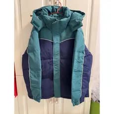 Metes jaqueta masculina inverno quente solta confortável cor combinando com capuz destacável pato jaqueta acolchoada