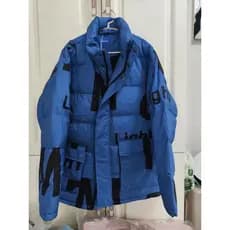 Produtos domésticos Meijia Jaqueta masculina de inverno com gola alta e letras confortáveis soltas quentes da moda mascu