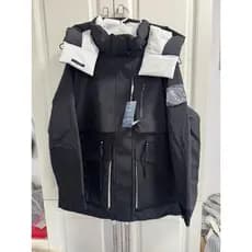 Jaqueta feminina Mori inverno quente solta Casual com capuz destacável comprimento médio três prova Parker Duck Down
