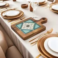 Placemats de cerâmica doméstico Anti-escaldante tapetes de mesa pote esteiras de isolamento sopa caçarola à prova de óle
