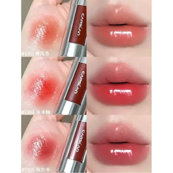 Caslan Essence Batom Amostra Batom Hidratante Lip Mirror Batom J301 J304 Amostra de Teste de Cor