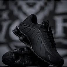 Tenis Masculino 4-Molas N/Z Casual Leve Preto Vermelho Mascilino Homem ODINGRIFES