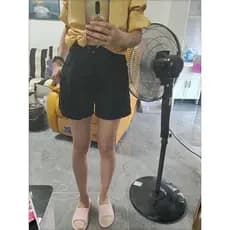 Chenille veludo feminino Shorts outono inverno estilo 2026 novo estilo solto cintura alta Bottoming perna larga em linha
