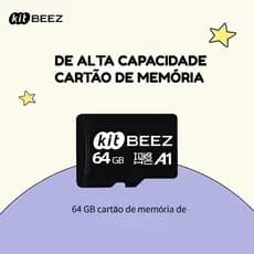 Cartão de memória KitBeez Cartão SD Cartão TF Cartão Micro SD de 64 GB