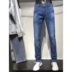 Marca roupas masculinas Jck Jns primavera estilo fino ligeiramente fino-ajuste pés pequenos estiramento calças masculina