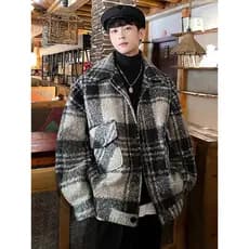 Xiaoxiang estilo jaqueta tradicional masculina primavera outono estilo 2026 novo estilo outono inverno solto Casual High