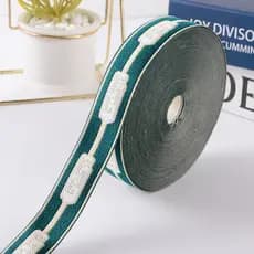 Cortina Jacquard largura 3cm toalha de mesa costura travesseiro simples sofá lado cama quarto azul decoração nórdica 3R5