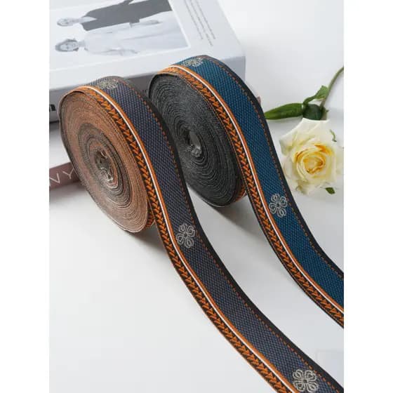 Largura 4cm cortina acessórios de renda fita Jacquard costura Vertical acessórios sofá almofada travesseiro cama bandeir