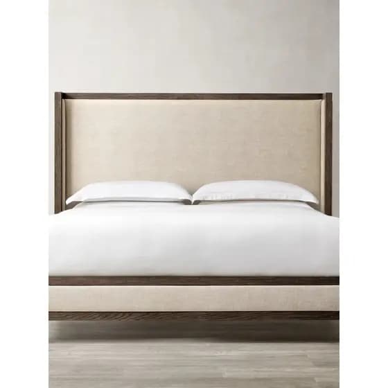 RH americano Retro cama de madeira maciça exportação saco macio francês 1.8m cama de casamento pequeno apartamento mestr