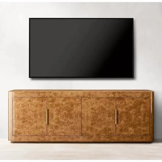 Americano Original pedido exportação RH4 porta seis portas Console de mídia francês Retro grade TV gabinete italiano jan