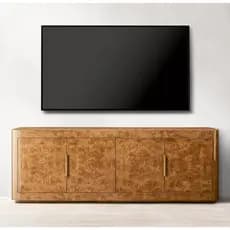 Americano Original pedido exportação RH4 porta seis portas Console de mídia francês Retro grade TV gabinete italiano jan