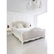 Cama de casal de madeira maciça Country americano, cama retrô francesa, simples, moderna, esculpida, 1.5m, cama de princ