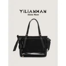 Eleman bolsa feminina Original de grande capacidade, sacola para medição de dor, exposição em quadrinhos, fita, arco, om
