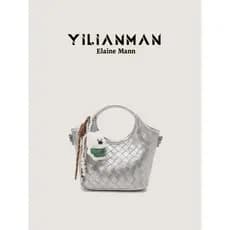 Eleman bolsa feminina nicho Original High-End texturizado tecido cesta de vegetais sacola 2026 All-Match bolsa mensageir