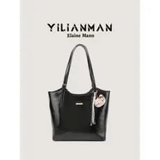 Eleman bolsa feminina Original nicho Design High-End sentir cera de óleo bolsa de couro 2026 novo estilo bolsa de ombro