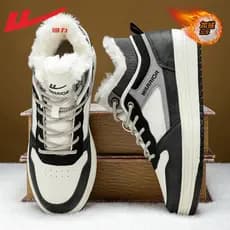 Puxar para trás sapatos masculinos forro de lã tênis masculino 2026 novo estilo sapatos de algodão de alta qualidade mas