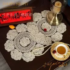 Bordado Placemat Coaster vaso decoração esteira high-end chinês criativo retro bordado Multi-Purpose retro high-end mesa