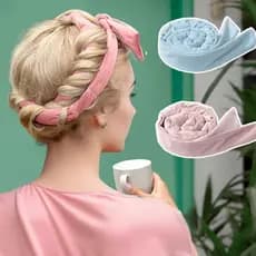 Arco fofo preguiçoso esponja Curling ferro ferramenta útil onda grande estilo sono não-escaldante não machuca o cabelo c