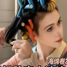 Ferramenta útil de ondulação sem calor, sono não machuca o cabelo, preguiçoso, estilo de dormir, esponja, ferro de ondul
