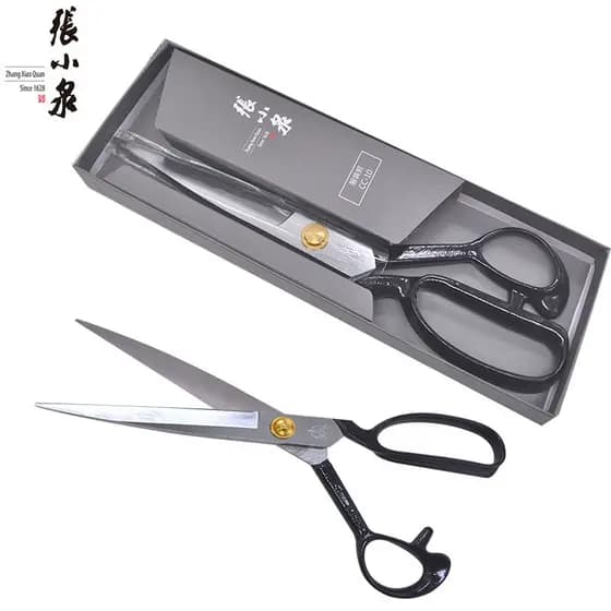 Genuíno Zhang Xiaoquan roupas tesoura de aço manganês grande tesoura 27cm 30cm 33cm 37cm 12 profissional alfaiate corte