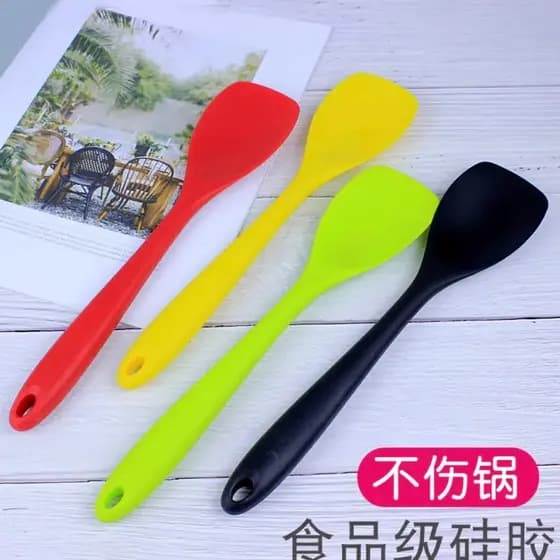 Espátula de silicone de grau alimentício antiaderente Pan espátula de cozinha pequena espátula de alimentos complementar
