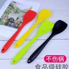 Espátula de silicone de grau alimentício antiaderente Pan espátula de cozinha pequena espátula de alimentos complementar