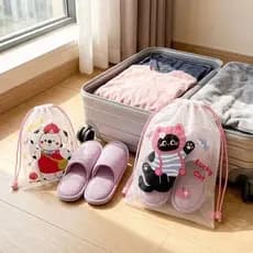 Saco de embalagem de armazenamento de sapato viagem portátil saco de embalagem de bagagem grande capacidade doméstico An