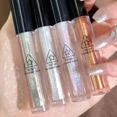 Uma gota lágrimas sombra líquida Super brilhante polarizado brilhante cristal deitado bicho da seda caneta iluminando so