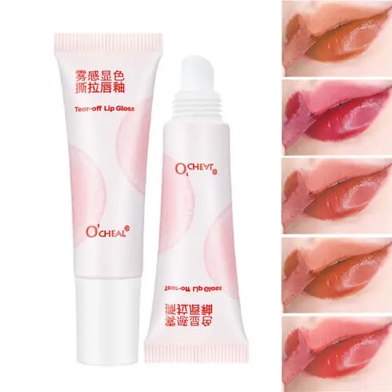 OCHEAL Cross-Border Tear-Off Lip Gloss Lip Gloss Batom Lip Gloss de longa duração à prova d'água sem desbotamento