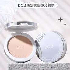 Maquiagem BOB Soft Focus Mist Sense Shimmer Powder Controle de óleo Maquiagem Fixação Maquiagem Corretivo de pele oleosa