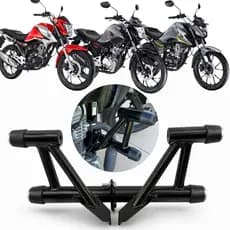 Protetor Cg 160 Titan Fan Start slider proteção motor e carenagem Honda Cg160 Cg-160 2016 A 2027