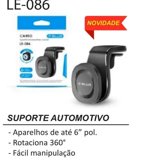 Suporte Universal Celular Sucção Magnética