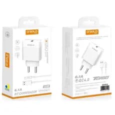 Carregador Turbo 30W  (Type-C, V8 e iOS) – Carregue Tudo Rápido!