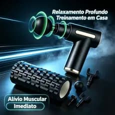 Rolo Massagem Foam Roller Liberação Miofascial Soltura Yoga，Kit de massagem relaxante para uso doméstico。