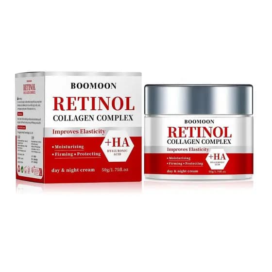 Retinol Collagen Cream,Contains hyaluronic acid,Facial Wrinkle Cream,Collagen Hyaluronic Acid for Neck,Day and Night Moi