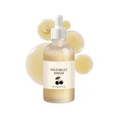 Sérum TrueBelly com Extrato de Cereja, Óleo para a Barriga Seguro para Grávidas para Estrias, Promove a Hidratação, Óleo