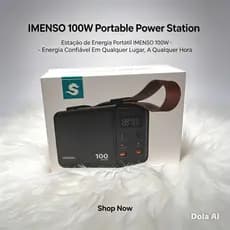 Carregador Portátil Power Bank Starlink Mini 60000mAh IMENSO Rápido Premium Recarregável Multi Função De Alta Potência