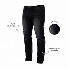 Calça Masculina Jeans Slim Fit Tradicional Elastano Premium  -  Casual Presente Ideal