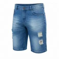 Bermuda Jeans Masculina 100% Algodão | Tradicional Sem Elastano Premium | Pronta Entrega