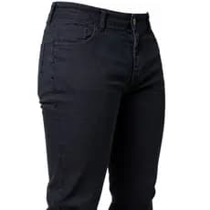 Calça Preta Masculina Slim Elastano Trabalho Casual Marca