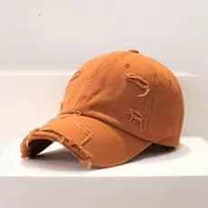 Novo chapéu de beisebol rasgado rasgado angustiado boné guarda-sol
